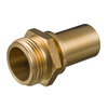 Safety clamp coupling in brass with male thread type ECM